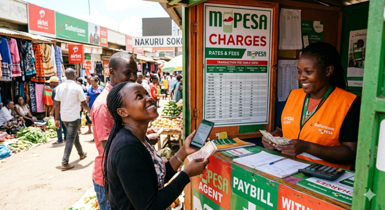 m-pesa charges